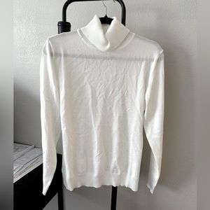 Long Sleeve White Turtleneck